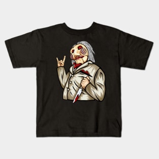 Saw Movie Jigsaw Billy the Puppet Kids T-Shirt